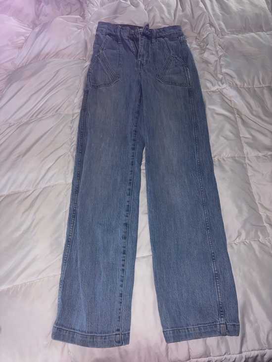 Madewell Denim - Madewell x Warm Classic Wide-Leg Women's Jeans in Light Blue